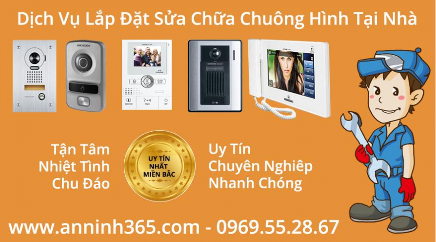 Lắp đặt và sửa chữa chuông cửa có hình tại Nguyễn Khang  Cầu Giấy