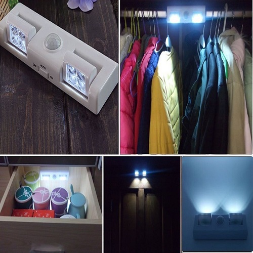 Đèn cảm ứng tủ quần áo, hành lang có thể chỉnh góc HM-DL0810