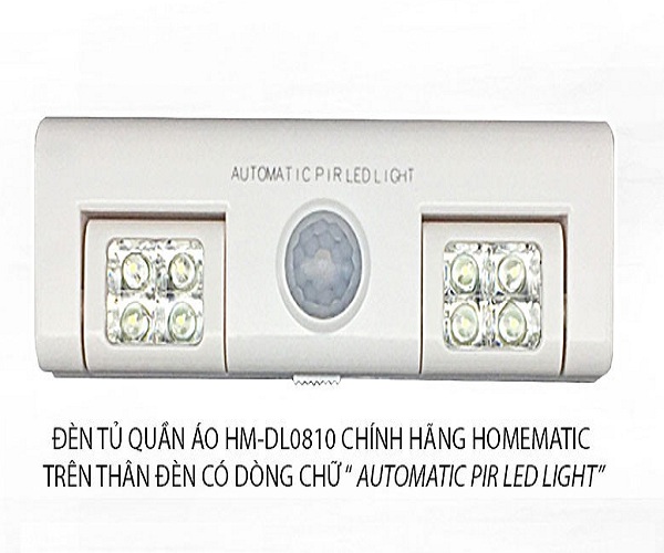 Đèn cảm ứng tủ quần áo, hành lang có thể chỉnh góc HM-DL0810