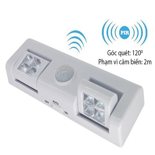 Đèn cảm ứng tủ quần áo, hành lang có thể chỉnh góc HM-DL0810