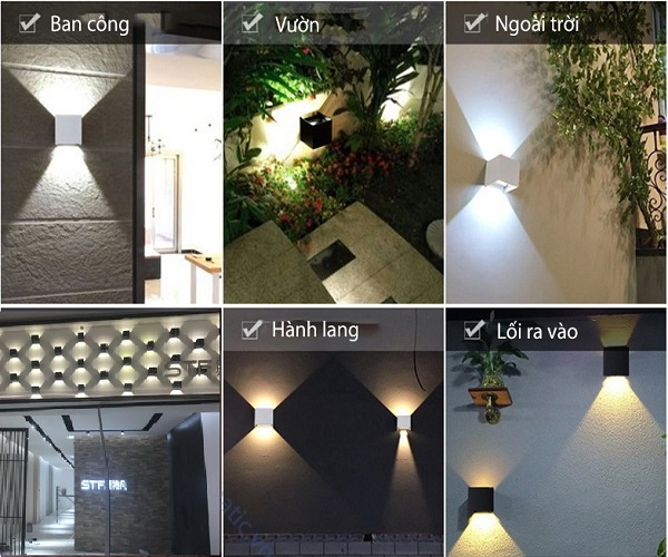 Đèn LED hắt có điều chỉnh hướng ánh sáng và chống nước ZZ-BD045