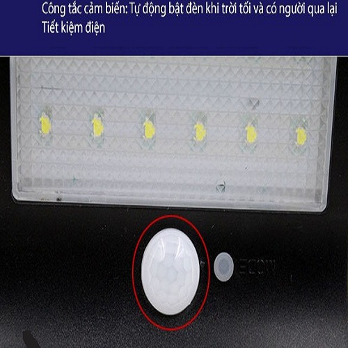 Đèn Led năng lượng mặt trời cảm biến cơ thể và ánh sáng JP36