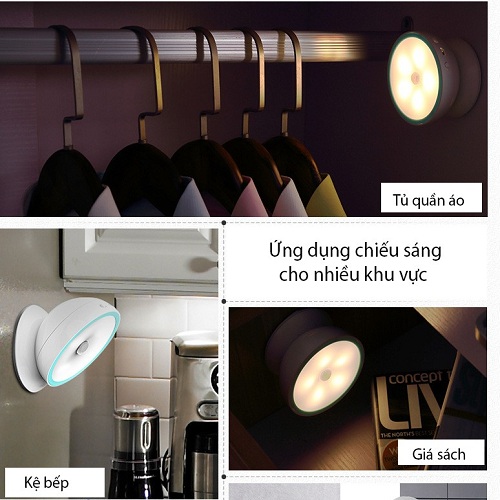 ứng dụng choc Đèn led đêm, đèn ngủ tự bật tắt AHD-1703/C