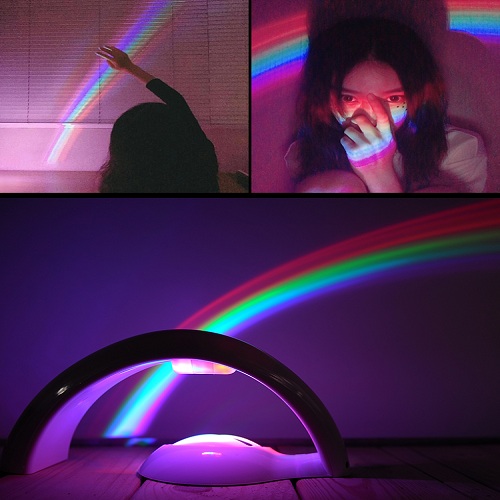 Đèn led trang trí cầu vồng kiêm đèn ngủ LUCKYRAINBOW LR1710