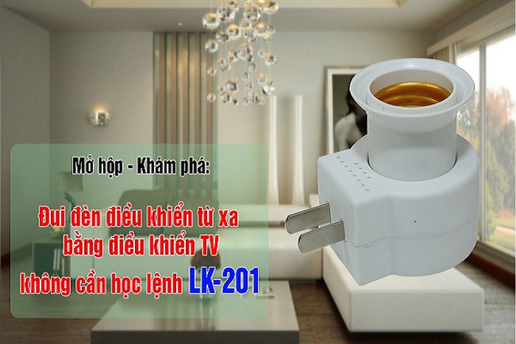 Đui đèn điều khiển từ xa không cần học lệnh LK-201