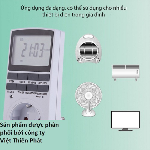 Ổ CẮM HẸN GIỜ ĐIỆN TỬ HM-TP01EU