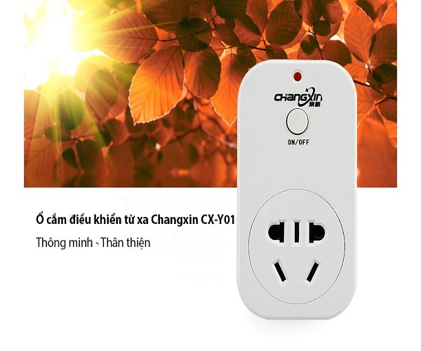 Ổ cắm điều khiển từ xa kèm remote CHANGXIN CX-Y01