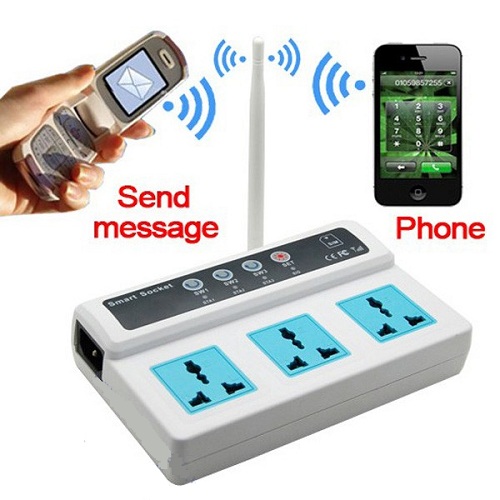 Ổ cắm điều khiển từ xa bằng sim điện thoại SC3-GSM