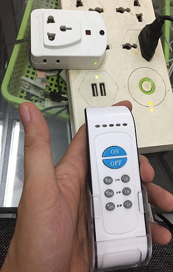 Ổ cắm điều khiển từ xa kiêm nhiều chức năng hẹn giờ Oddbell HBCZ301