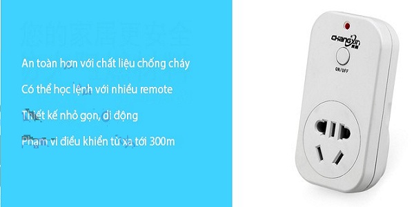 Ổ cắm điều khiển từ xa kèm remote CHANGXIN CX-Y01