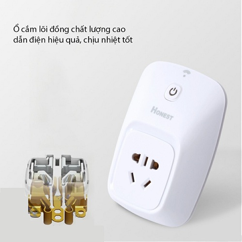 Ổ cắm điều khiển từ xa 1 km công suất lớn Honest HT-6805W