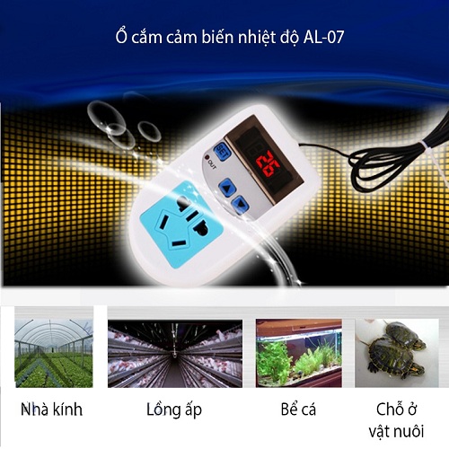 Ổ CẮM CẢM BIẾN NHIỆT ĐỘ AL-07