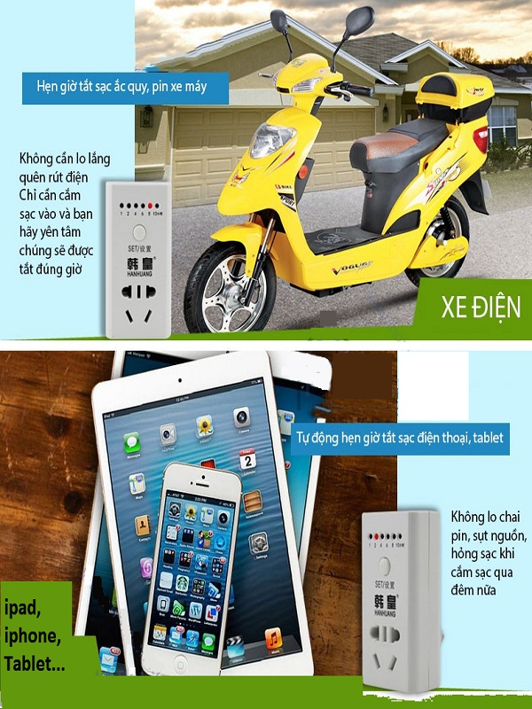 Ổ CẮM HẸN GIỜ TẮT HANHUANG HG-08