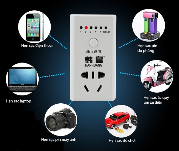Ổ CẮM HẸN GIỜ TẮT HANHUANG HG-08