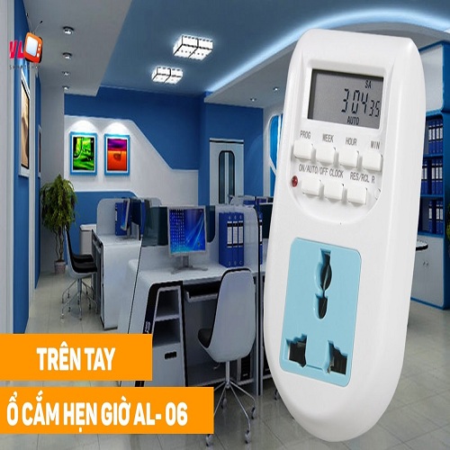 Ổ cắm hẹn giờ điện tử bật, tắt tự động AL-06