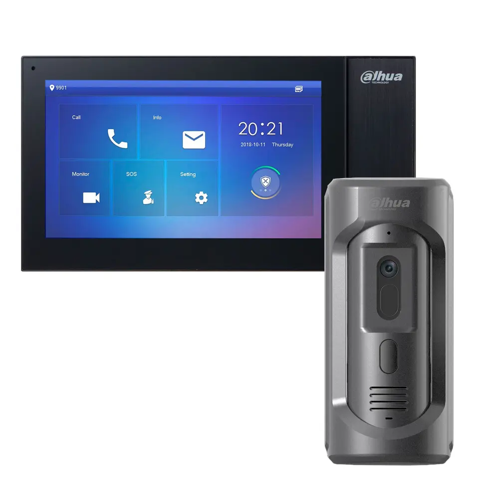 Bộ Kit Chuông Cửa Có Hình IP Dahua VTH2421F-P/VTO2101E-P-S1 giá rẻ chính hãng