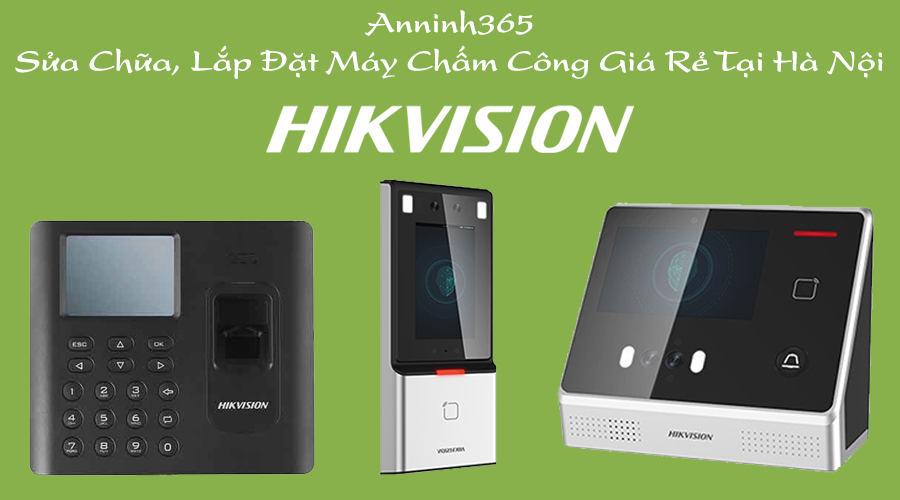 Phân phối - Lắp đặt máy chấm công Hikvision tại Thịnh Yên - Hai Bà Trưng