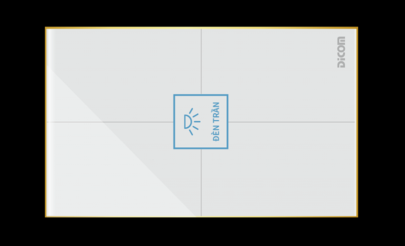 Bán CÔNG TẮC CẢM ỨNG DICOM HCN DỌC 1 NÚT giá rẻ