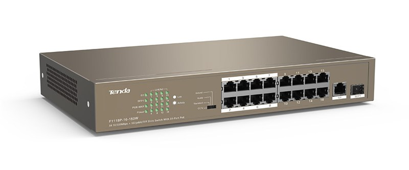 Đại lý phân phối Bộ chia mạng Switch 16 Port Tenda TEG1016D chính hãng