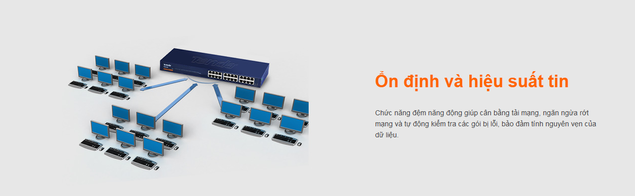Nơi bán Bộ chia mạng Switch 24 port TEH2400M uy tín