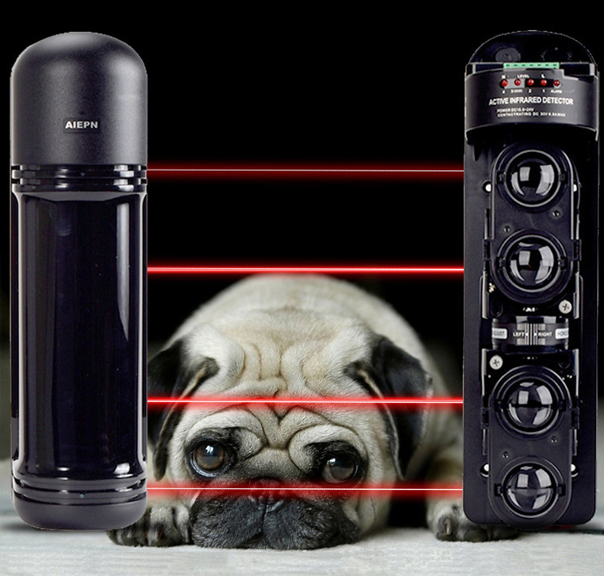 Đại lý phân phối CẢM BIẾN HÀNG RÀO DICOM 4 CHÙM TIA