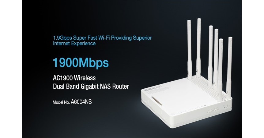 Đại lý phân phối BỘ PHÁT WIFI KHÔNG DÂY TOTOLINK A6004NS chính hãng