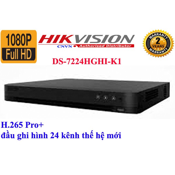 Đại lý phân phối Đầu ghi hình HIKVISION DS-7224HGHI-K2 chính hãng