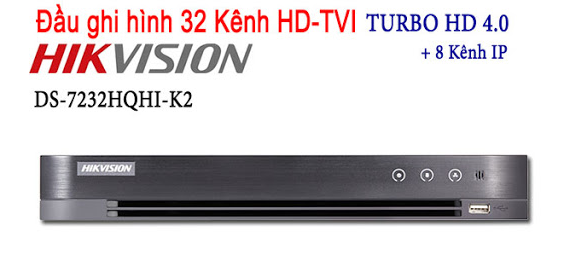 Đại lý phân phối Đầu ghi hình HIKVISION DS-7232HQHI-K2 chính hãng