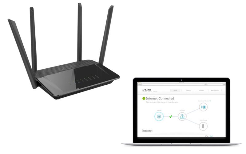 lắp đặt BỘ PHÁT WIFI D-LINK BĂNG TẦN KÉP DIR-825+ giá rẻ