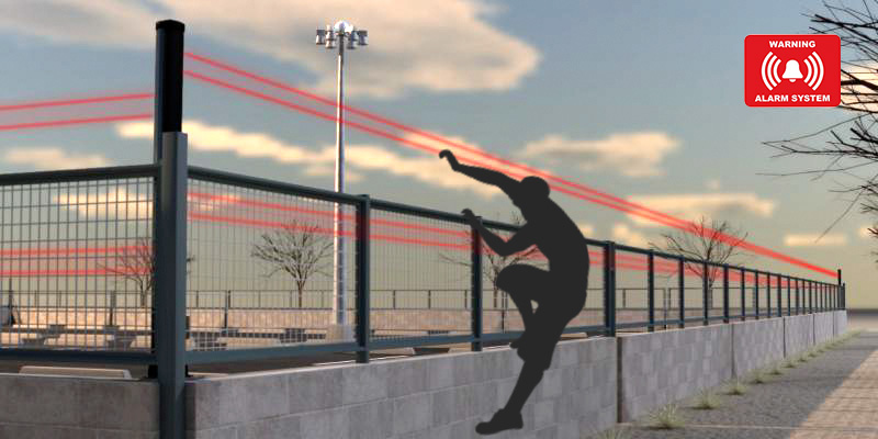 Bán HÀNG RÀO ĐIỆN TỬ 4 TIA ABX-250 giá rẻ