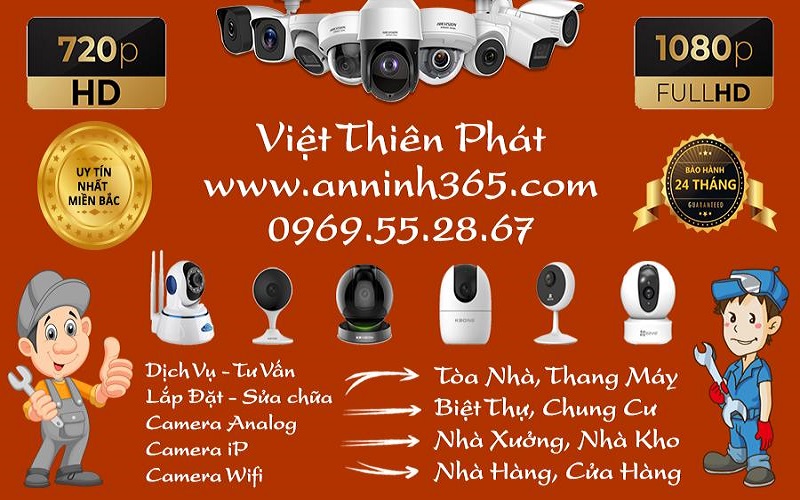 Sửa chữa camera giá rẻ tại Hà Nội