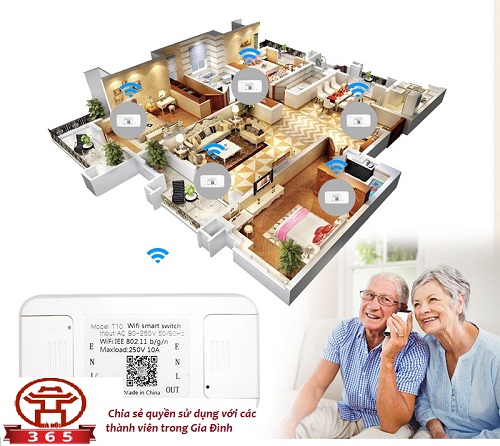 địa chỉ bán Hộp công tắc WiFi thông minh HMT10/16 tại Hà Nội