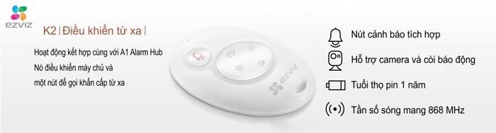 Bán THIẾT BỊ BÁO ĐỘNG EZVIZ CS-K2-A (APEC) giá rẻ