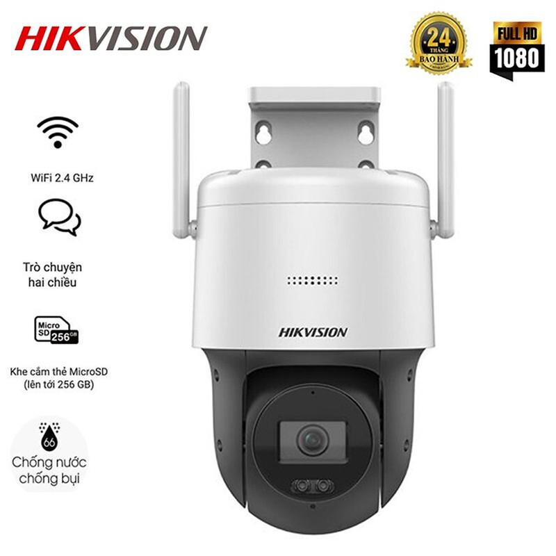 Camera Hikvision Wifi xoay 360 độ ngoài trời