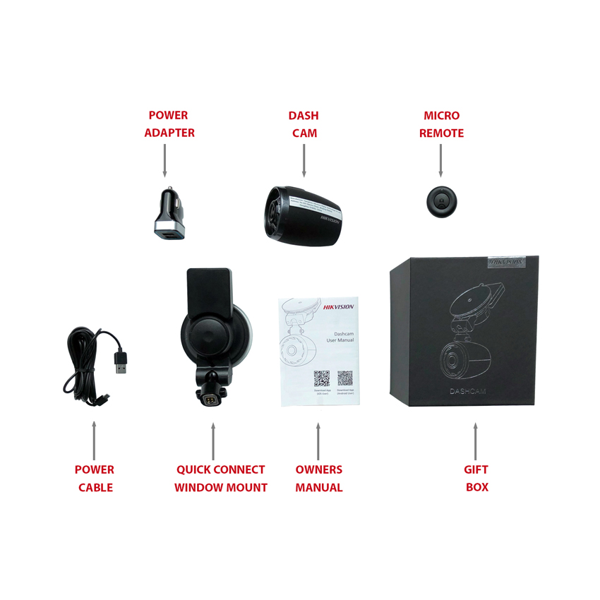 Bán Camera hành trình Hikvision F3 Pro chính hãng