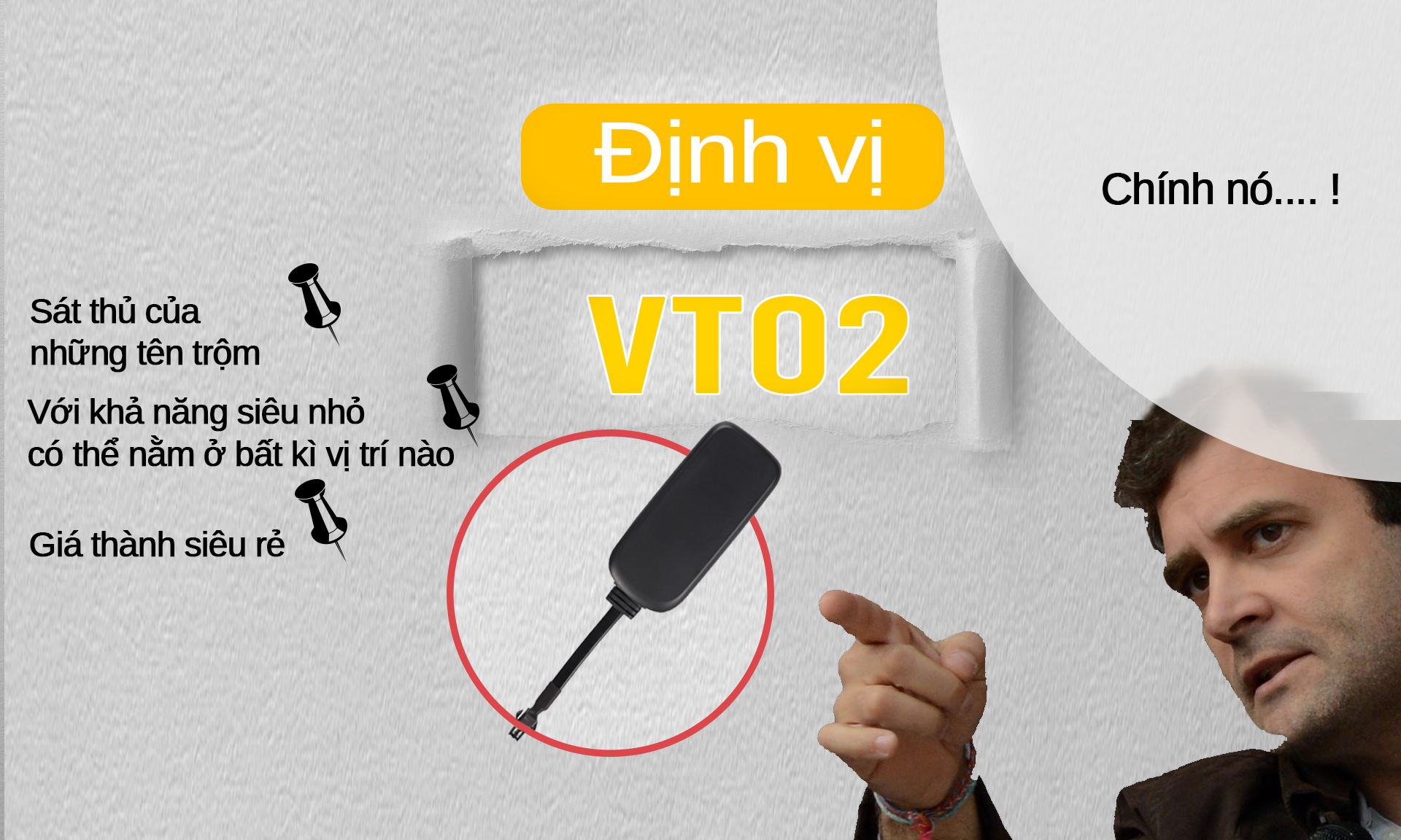 Phân phối THIẾT BỊ ĐỊNH VỊ XE MÁY VT02