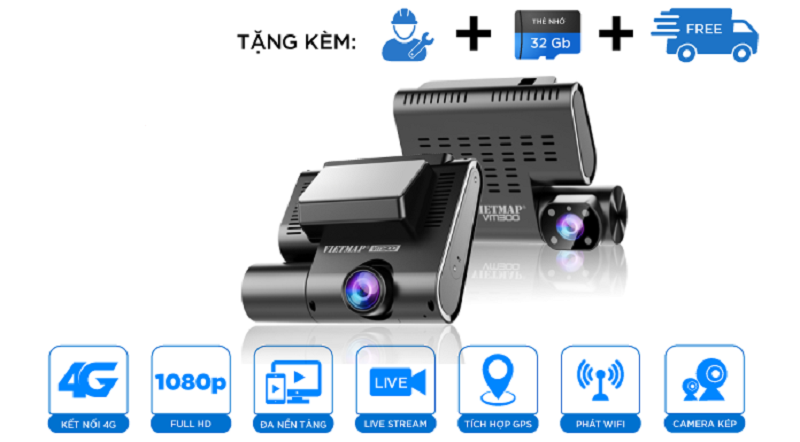 Camera hành trình Vietmap VM300 bán tại Hà Nội 365