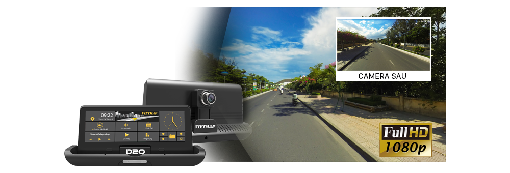 Camera Hành Trình Vietmap D20 camera trước ghi hình HD