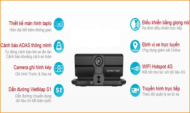 Lắp đặt camera hành trình Vietmap D22