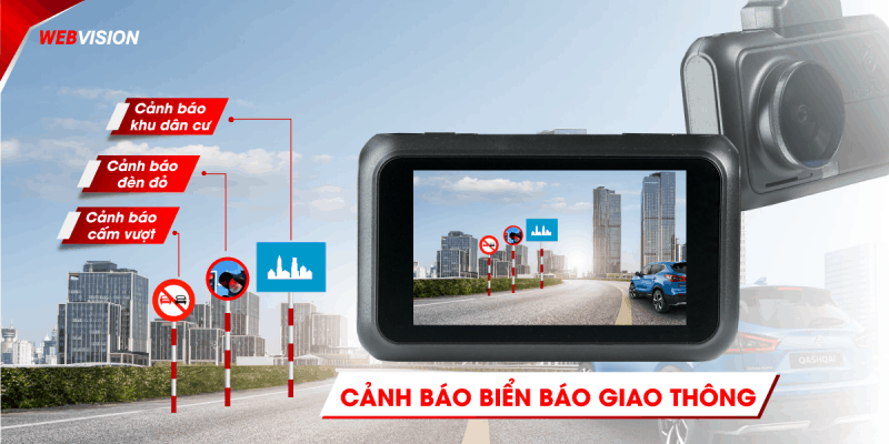 Cảm biến camera hành trình webvision A38 thông minh