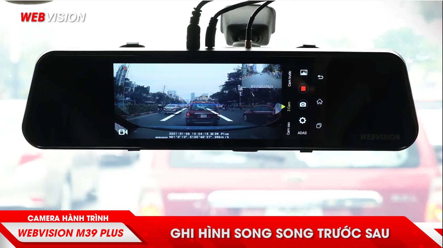 Bán Camera hành trình Webvision M39 Plus Chính Hãng