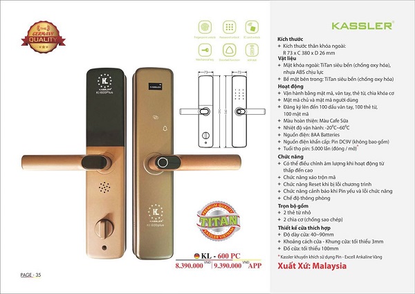 Kassler KL-600 PC với nhiều chức năng