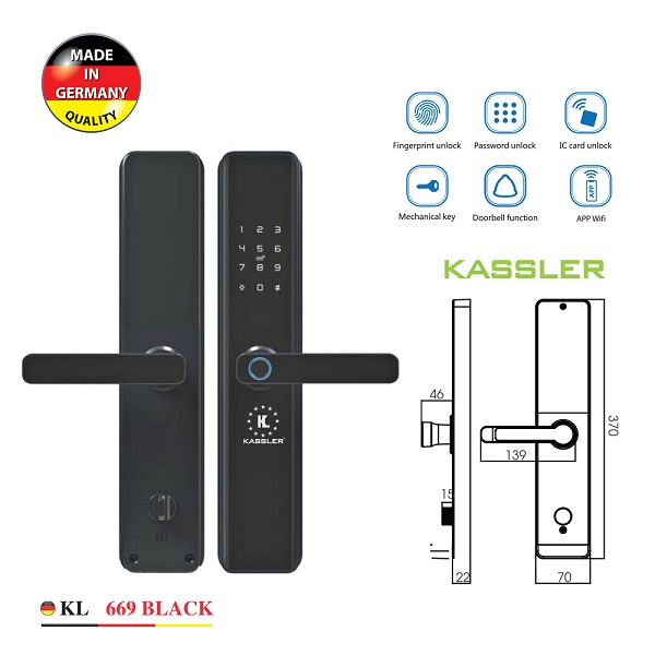 Kassler KL-669 APP nhiều tính năng hiện đại