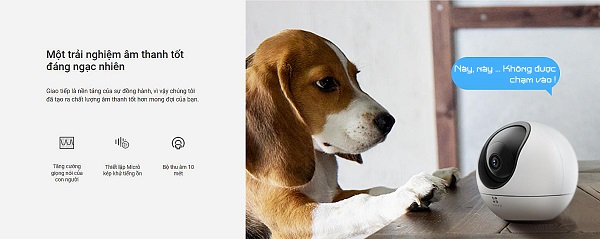 Camera trong nhà Ezviz H6 3K điều khiển thông minh