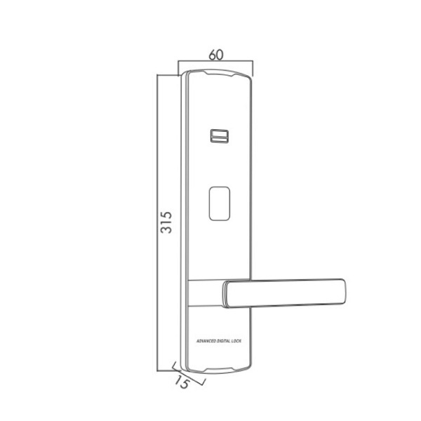 Khóa điện tử khách sạn Kassler KL-363 thiết kế độc đáo