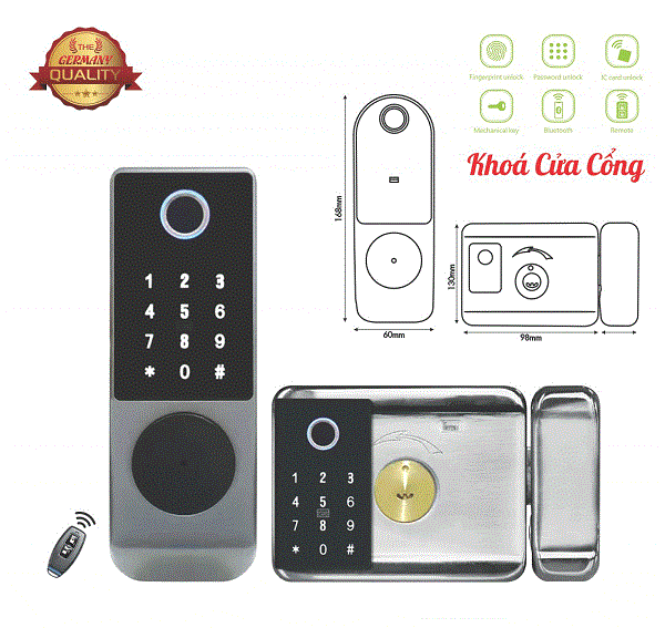 Khóa vân tay Kassler KL579-I-APP