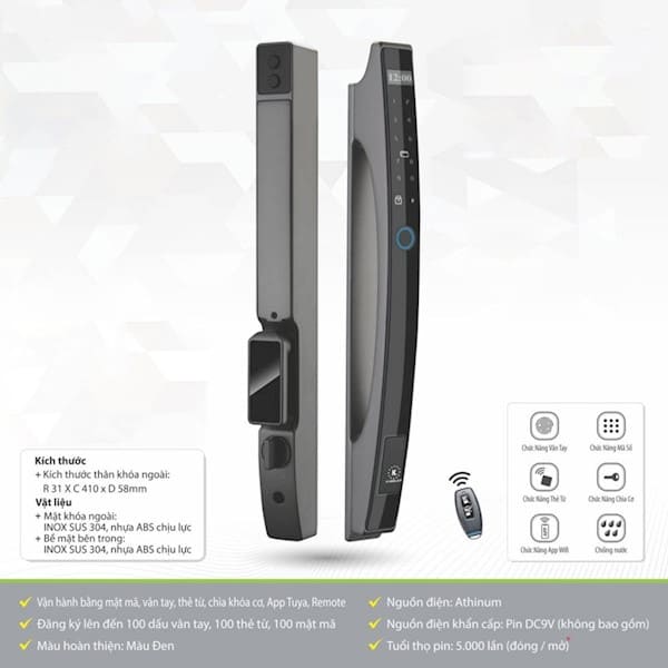 Mở khóa đa dạng với Kassler KL599 PRO