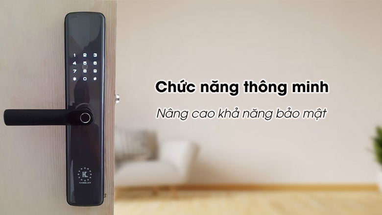 Nhiều chức năng thông minh của khóa Kassler KL-600 PG