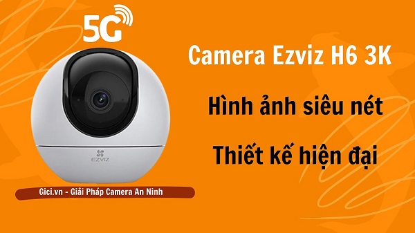 Phát hiện mọi chuyển động với Camera trong nhà Ezviz H6 3K