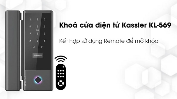 Sử dụng Remote để mở khóa Kassler KL-569
